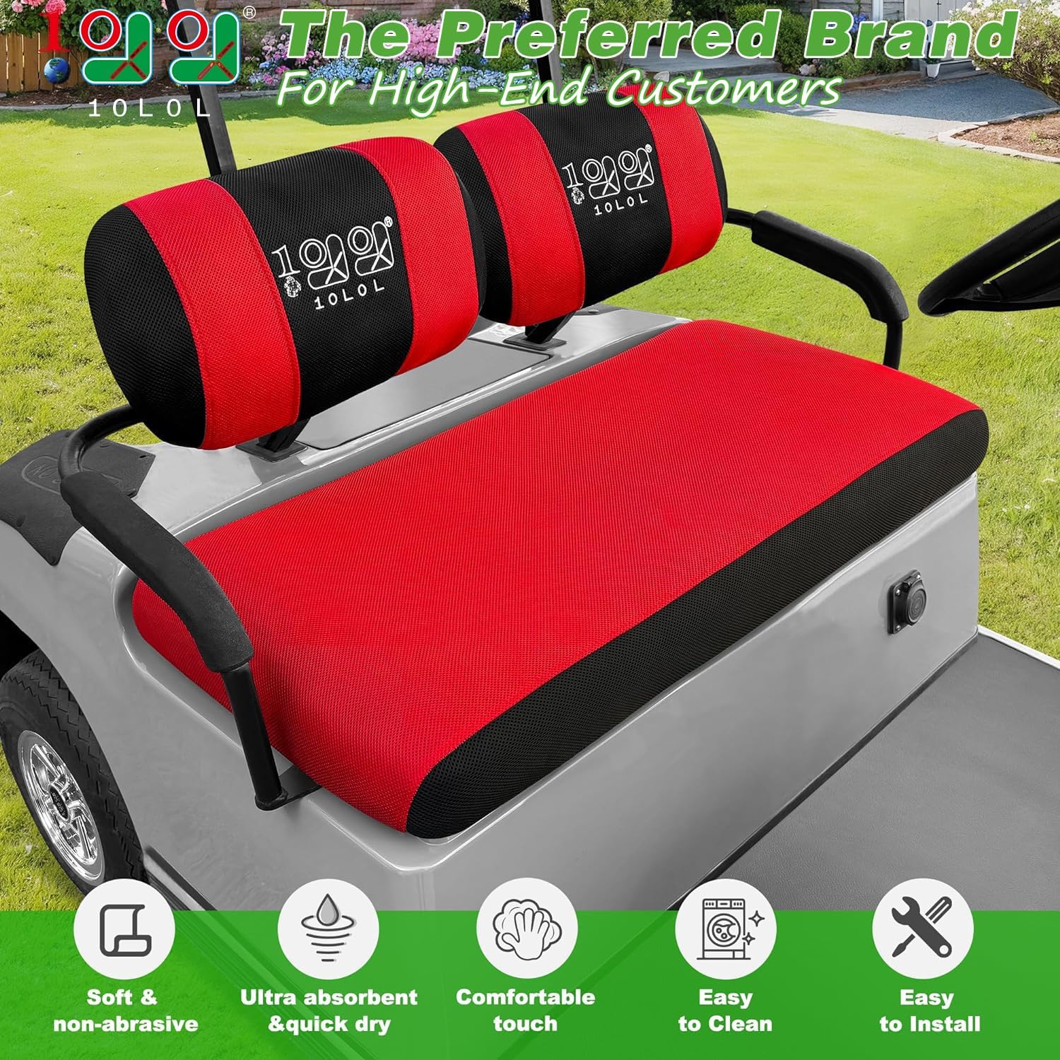 Golf Cart Seat Covers for Yamaha Club Car EZGO