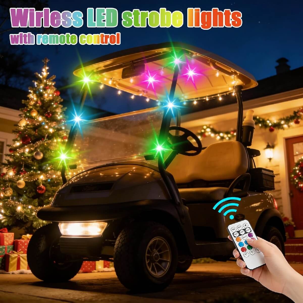 Wireless LED Strobe Light with Remote Control