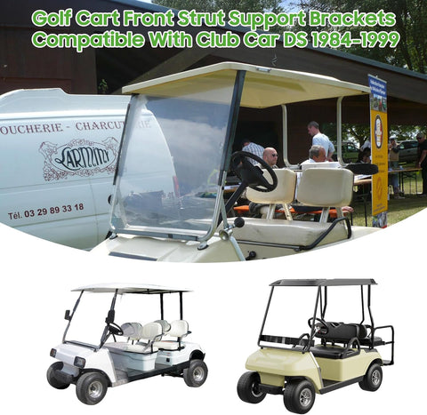 Golf Cart Front Roof Support Brackets for Club Car DS