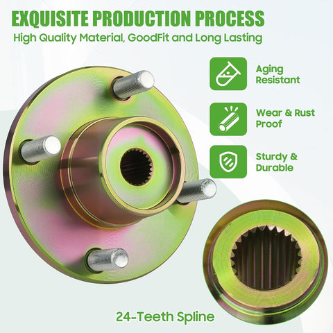 10L0L Golf Cart Rear Axle Hub for Yamaha G8, G9, G14, G16, G19, G20, G21 & G22