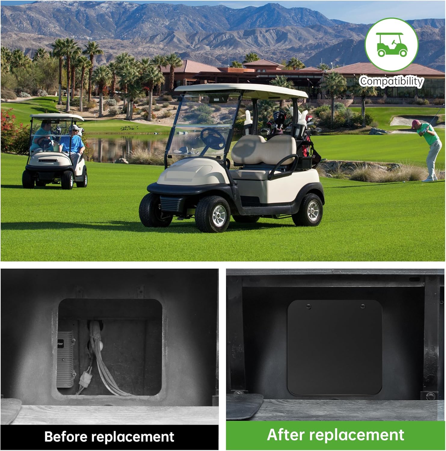Before and after installation
