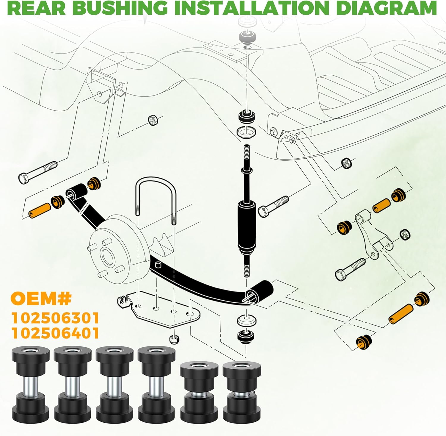 Complete Suspension Bushing Kit