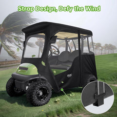 Best Golf Cart Enclosures for Club Car with Hinged Doors 2 Passenger