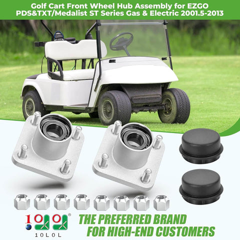 Golf cart hub assembly