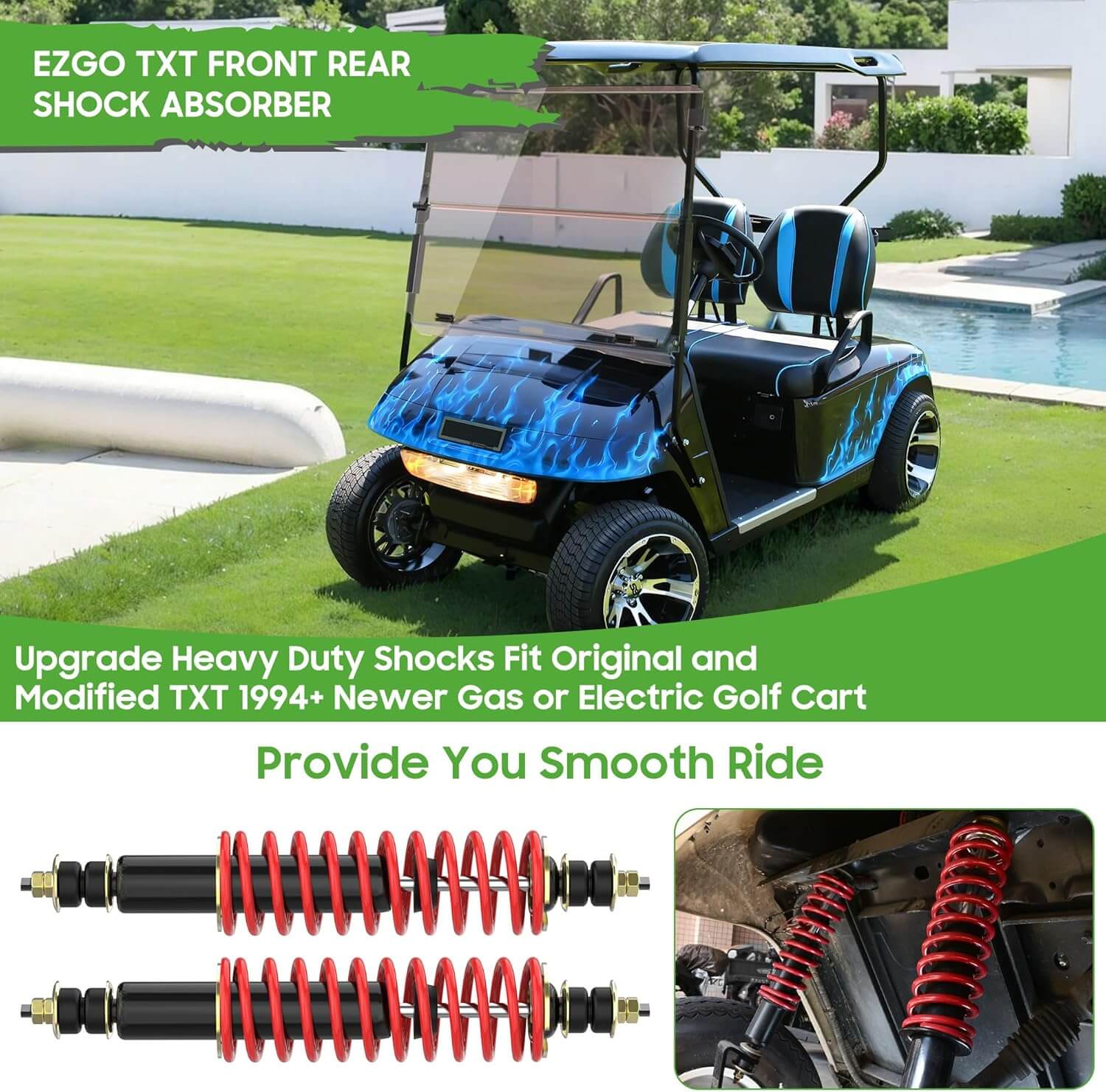 EZGO TXT FRONT REARSHOCK ABSORBER