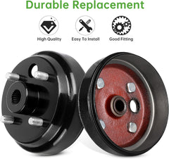KB30　G/X EZGO TXT Golf Cart Brake Drum Hub Assembly - 10L0L