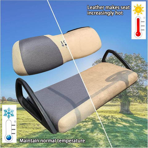 10L0L Golf Cart Front Rear Seat Cover Set