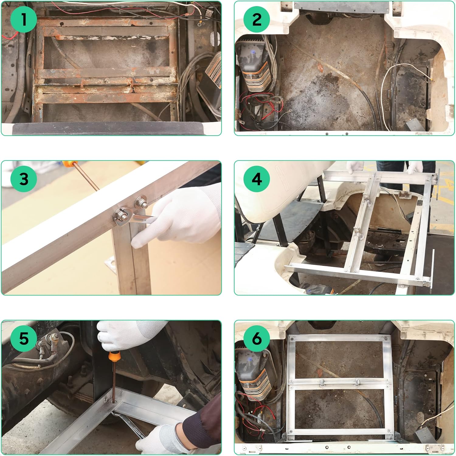 Battery Tray Installation Steps
