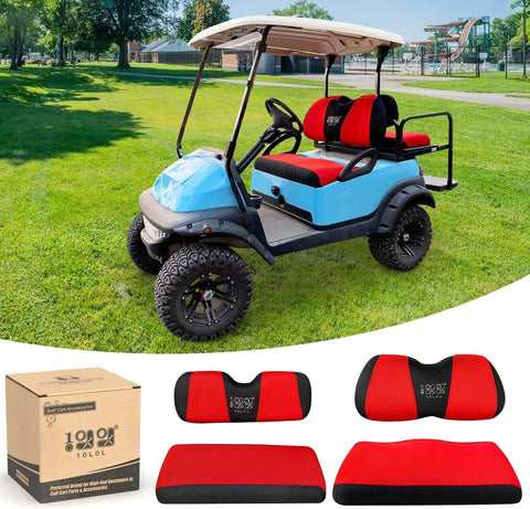 10L0L Golf Cart Front Rear Seat Cover Set