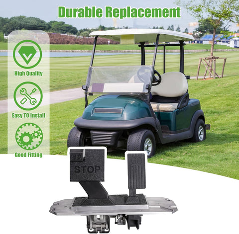 Golf cart pedal assembly