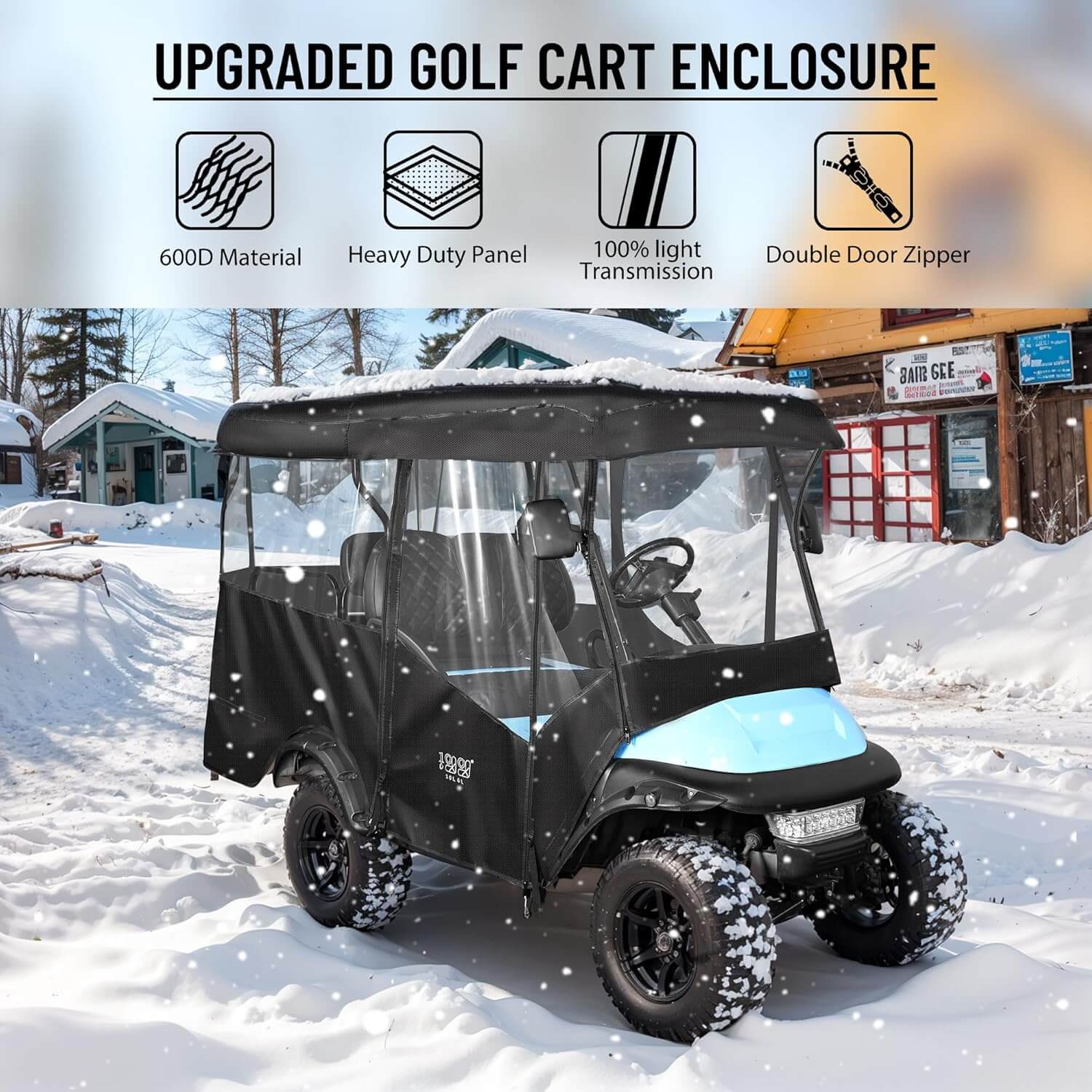 UPGRADED GOLF CART ENCLOSURE