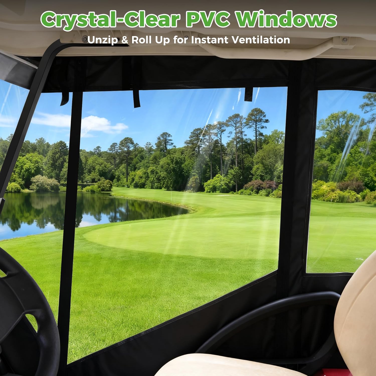 Crystal-clear PVC Windows