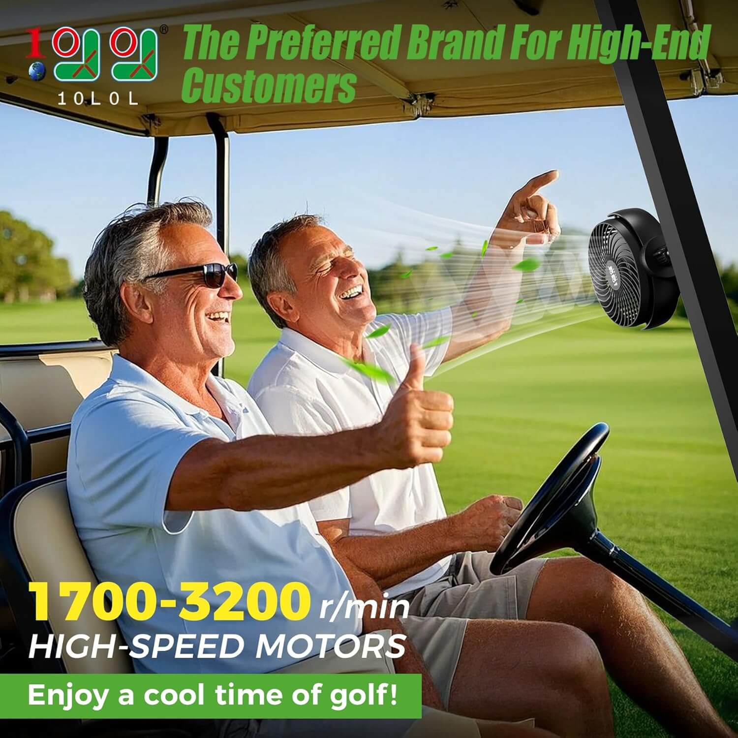 Enjoy a cool time of golf!