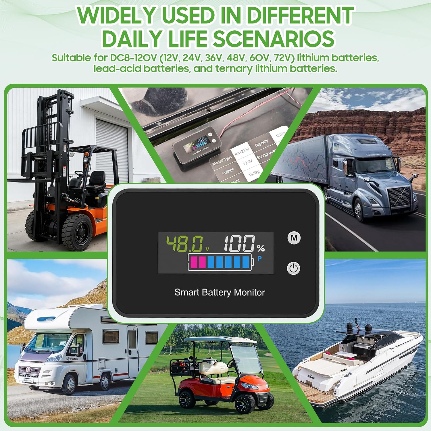  Waterproof Battery Monitor