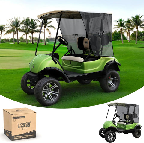 10L0L Golf Cart Sun Shade Cover for Yamaha G29 Drive 2 - UV & Heat Resistant 2-Passenger Sunshade