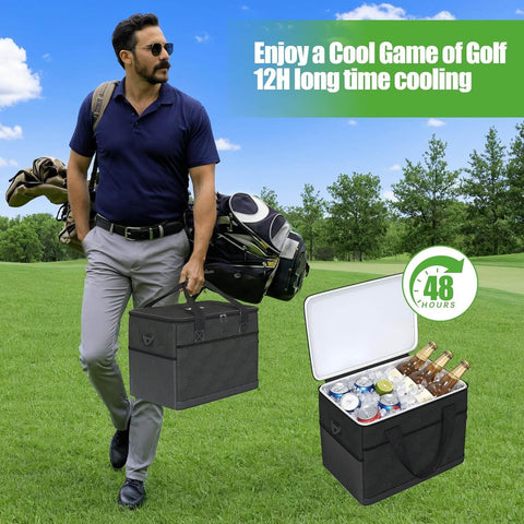 Golf Cart Cooler Bag - Waterproof Insulated Ice Bag