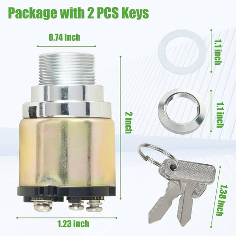 Package with 2 PCS Keys