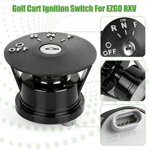 Golf Cart Ignition Switch For EZGO RXV