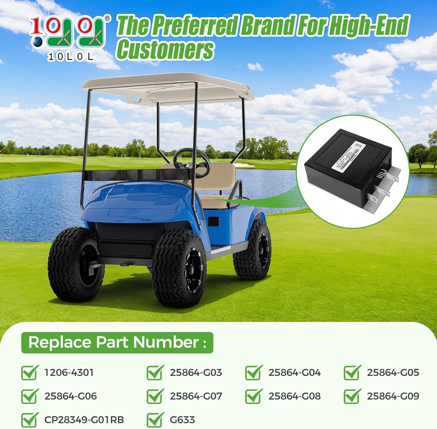EZGO TXT & Medalist 36V 350A Speed Controller