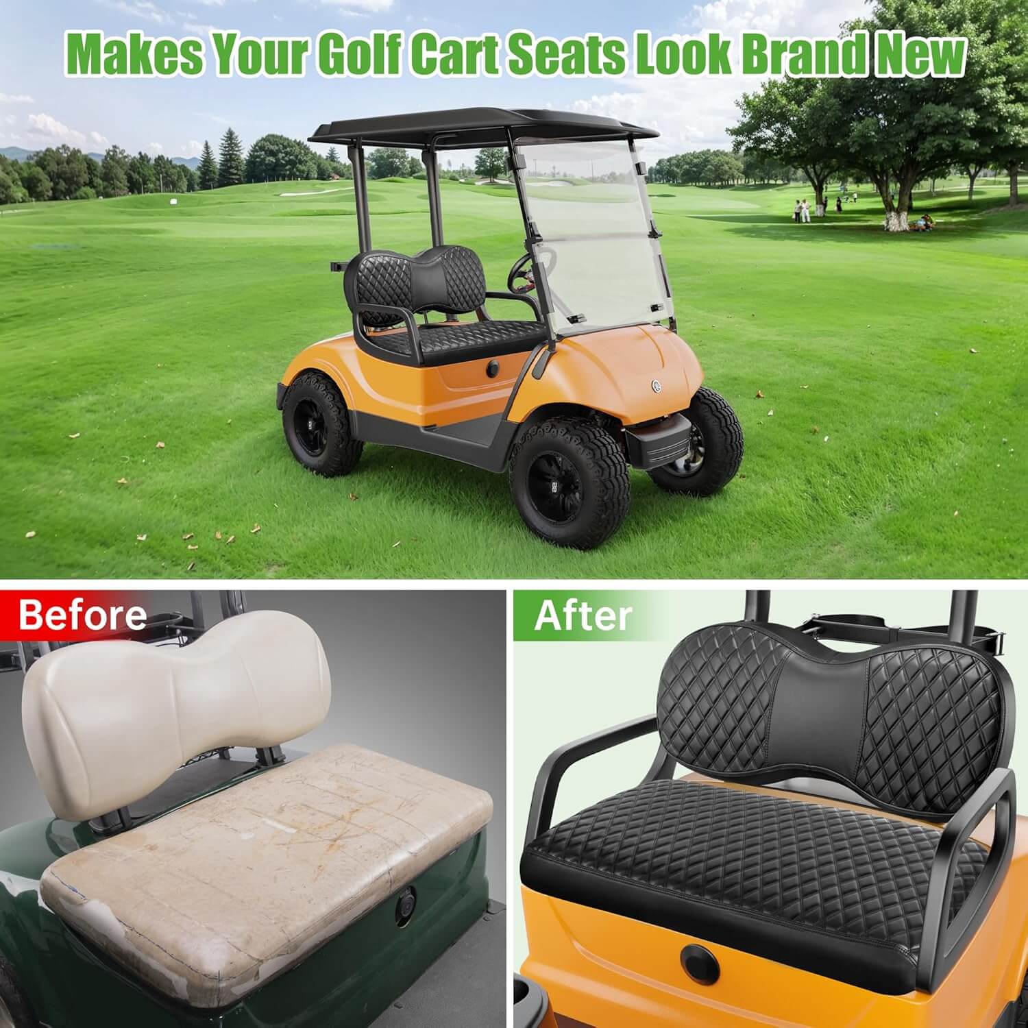 Makes Your Golf Cart Seats look Brand New