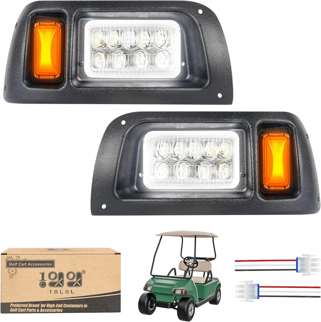 Club Car DS Headlight Kit – 12V LED Headlights | 10L0L