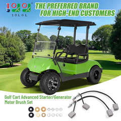 10L0L Golf Cart Starter/Generator Motor Brush Set