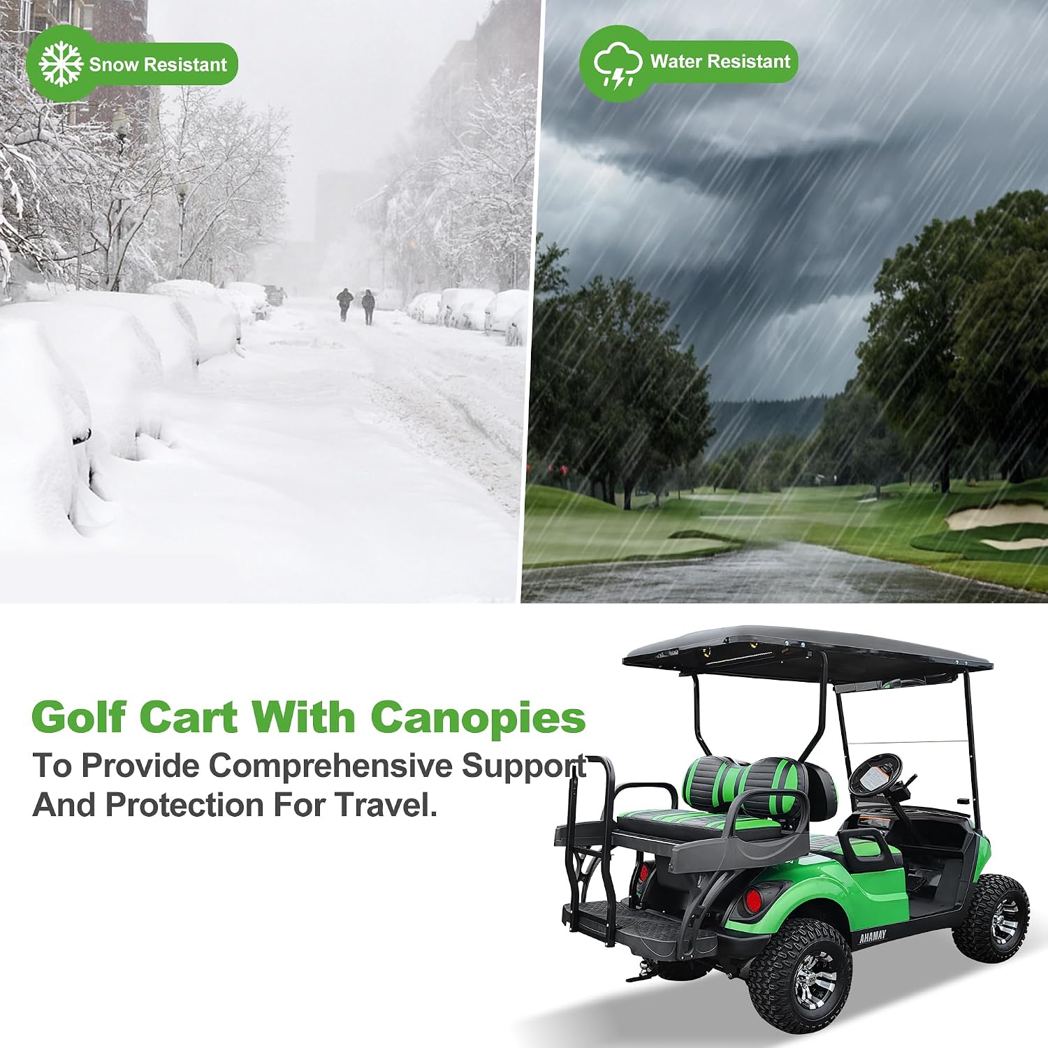 Golf Cart With Canopies