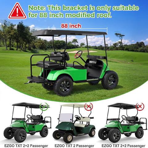 EZGO TXT Rear Strut Support Brackets