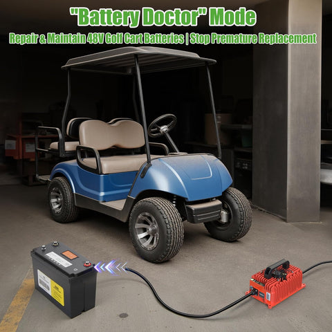 48v battery charger golf cart