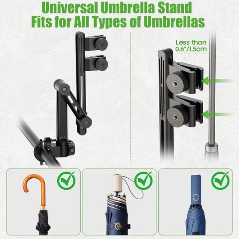 10L0L Universal Golf Push Cart Umbrella Holder