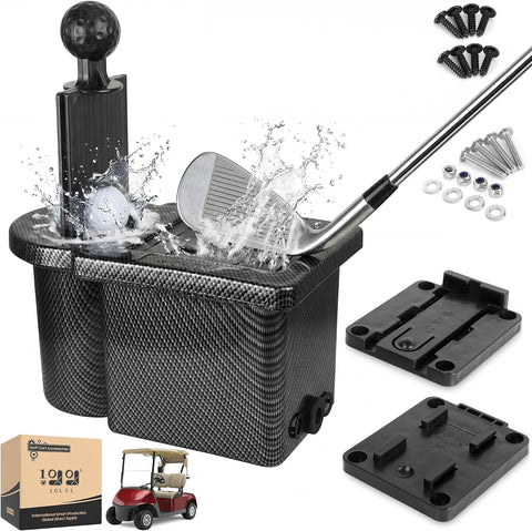 Carbon Fiber Black Golf Cart Ball Washer