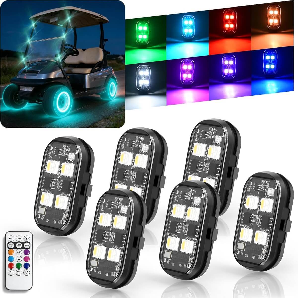 10L0L Golf Cart Strobe Light Kit