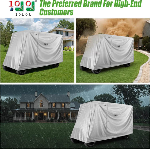 Golf Cart Cover 420D Oxford Cloth Universal