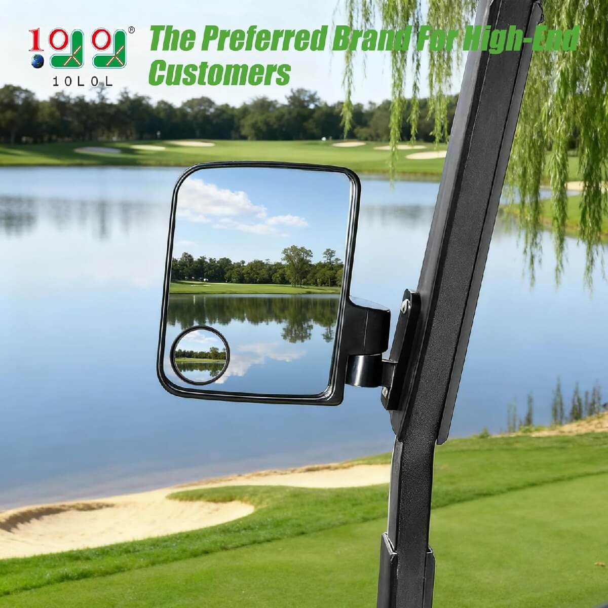 10L0L Golf Cart Side Mirrors