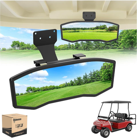 10L0L Golf Cart Rear View Mirror for Yamaha EZGO Club Car Epic Golf Carts