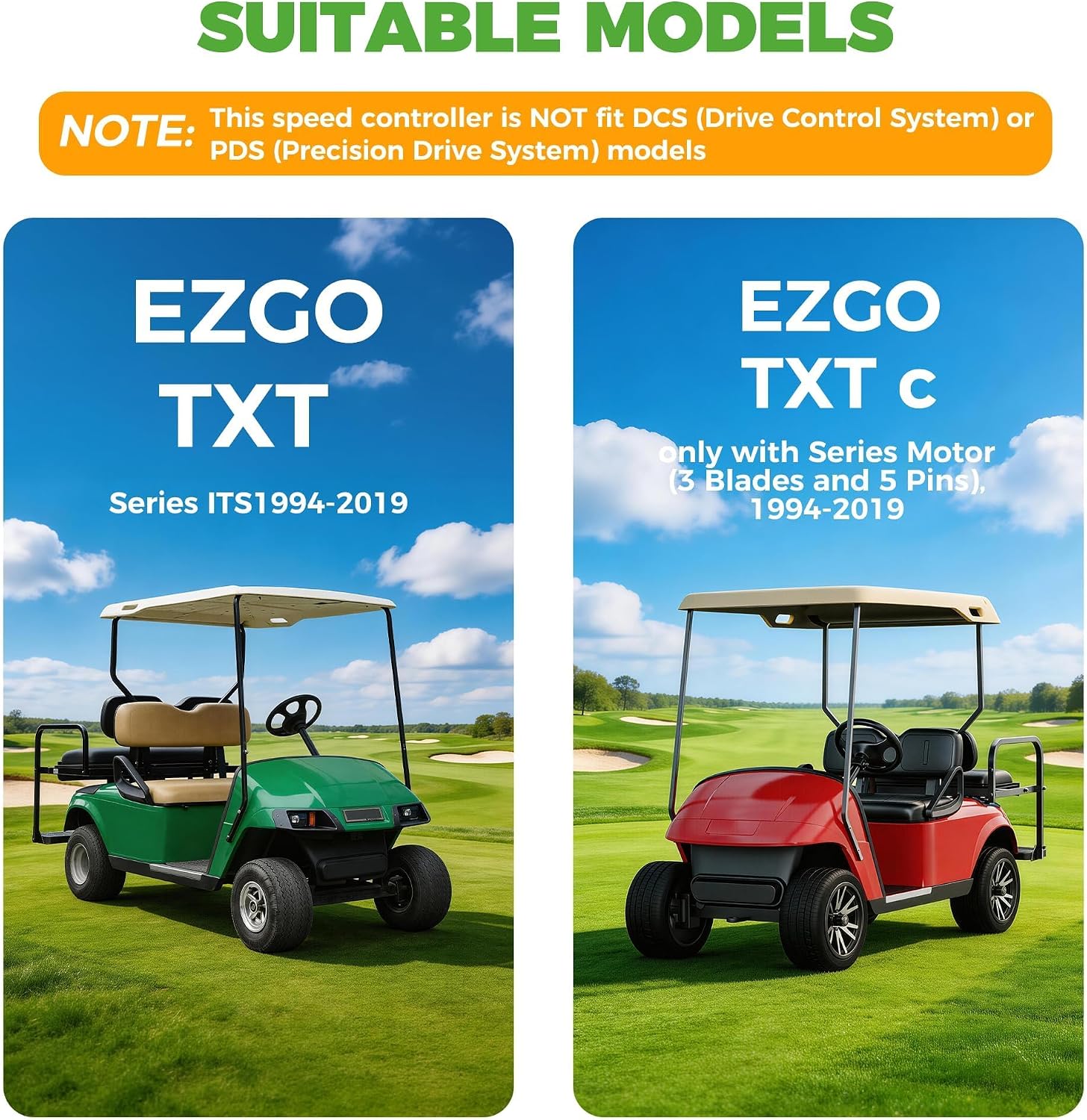 SUITABLE MODELS
