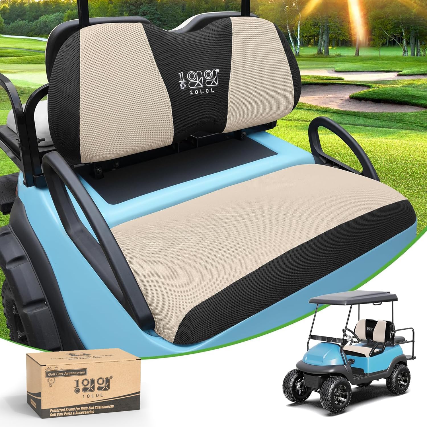 Breathable Golf Cart Seat Covers Amazon Roykaw Golf Cart Seat