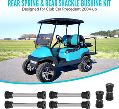 Golf Cart Rear Leaf Spring & Shackle Bushing Sleeve Kit for Club Car Precedent