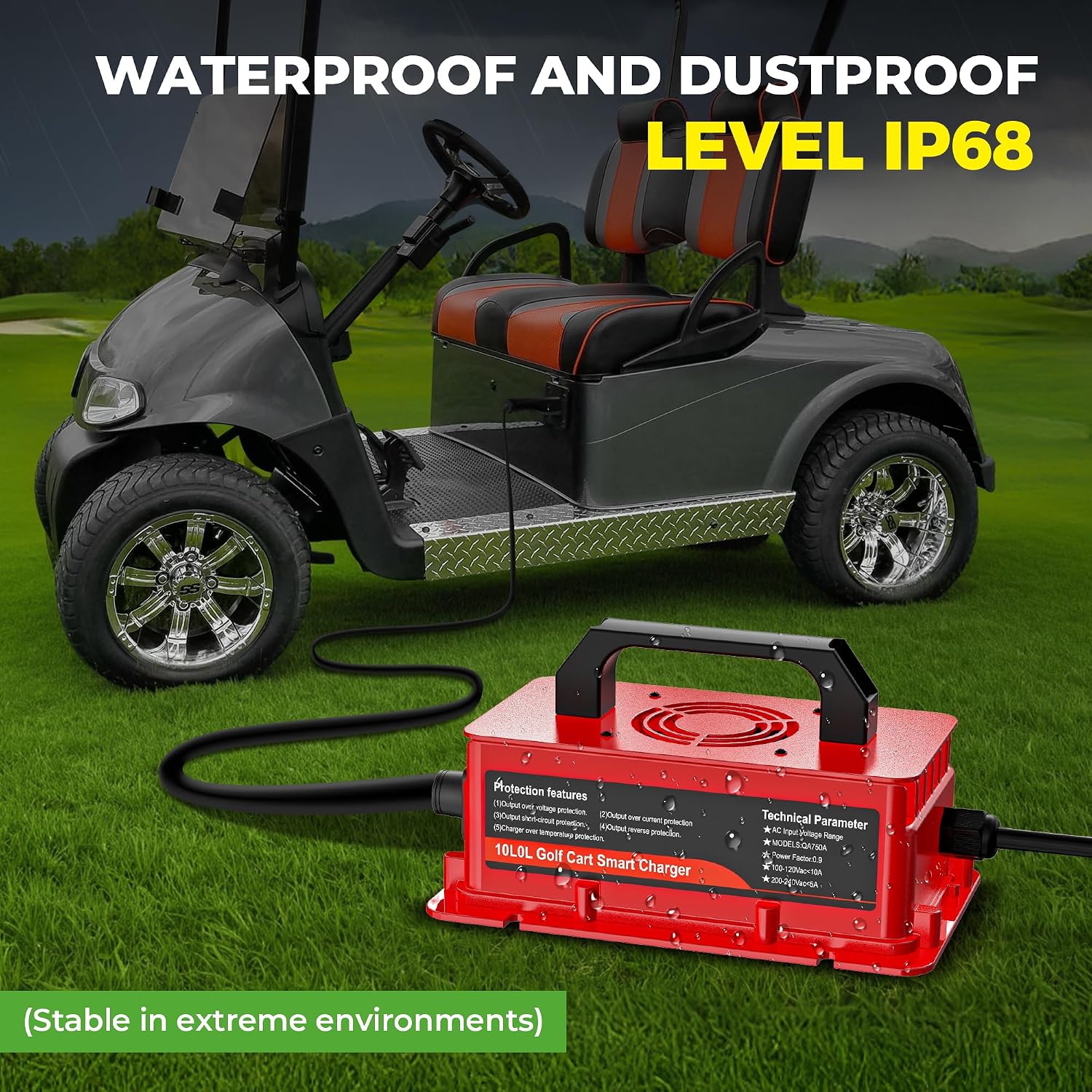 IP68 Waterproof, Auto Shut-Off