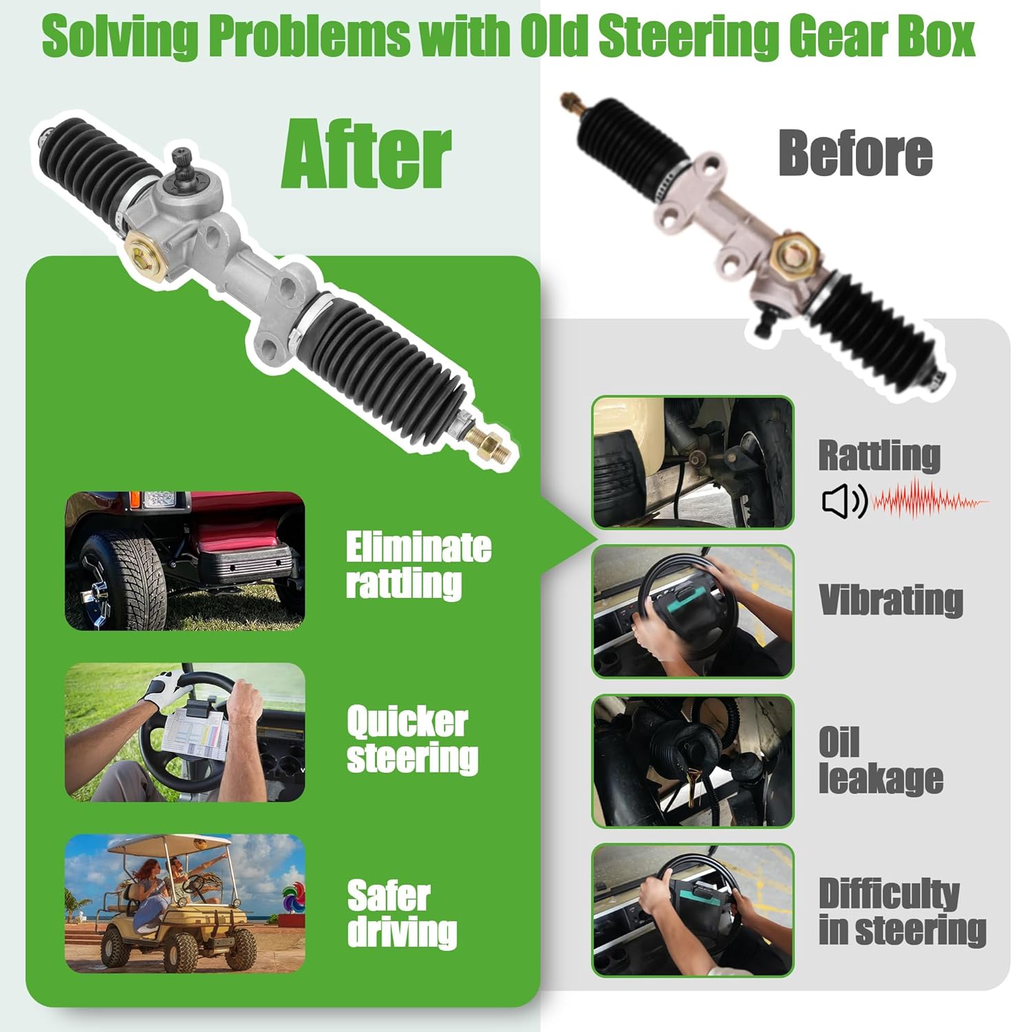 ds gear Club Car DS Golf Cart Steering Gear Box