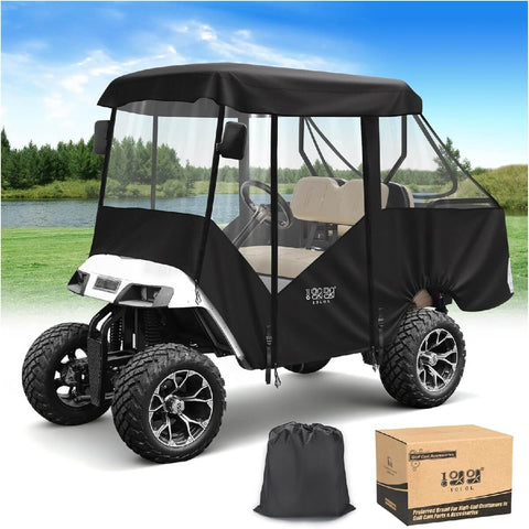 10L0L 4-Passenger Deluxe Golf Cart Enclosure for EZGO TXT