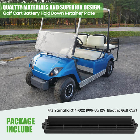 Golf Cart Battery Hold-Down Plate for Yamaha