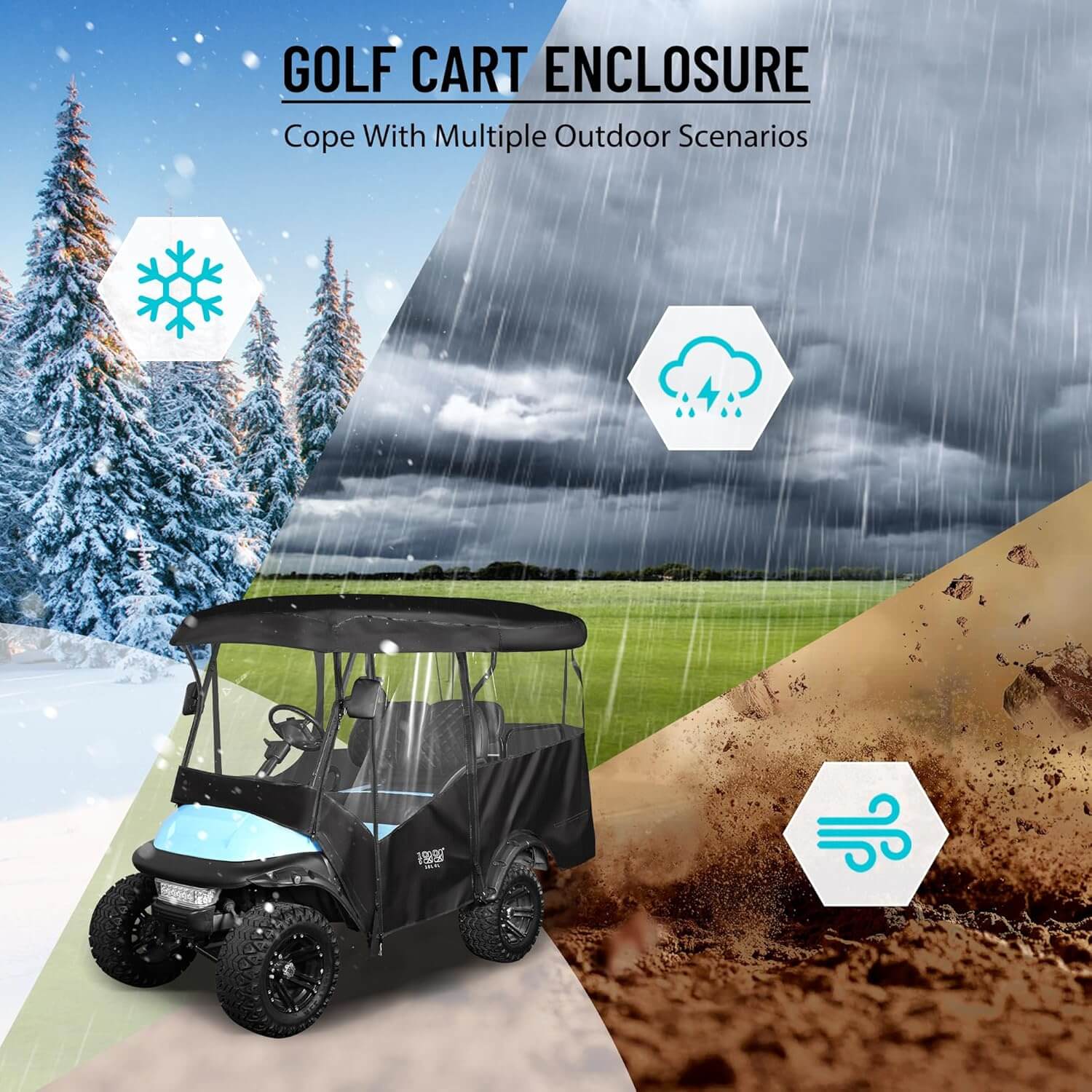 All Weather Golf Cart Enclosure