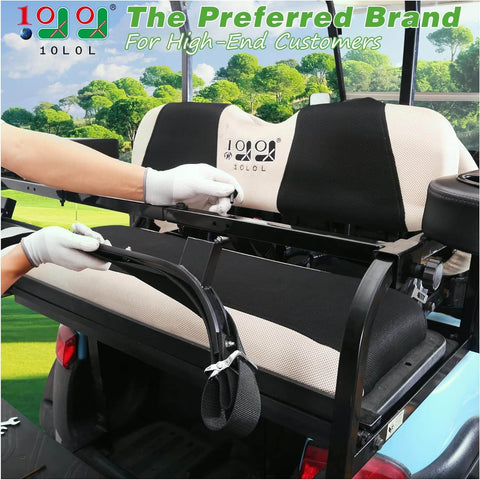 Golf Cart Rear Seat Bag Holder Bracket Attachment for Most 2+2 Golf Cart Rear Seats