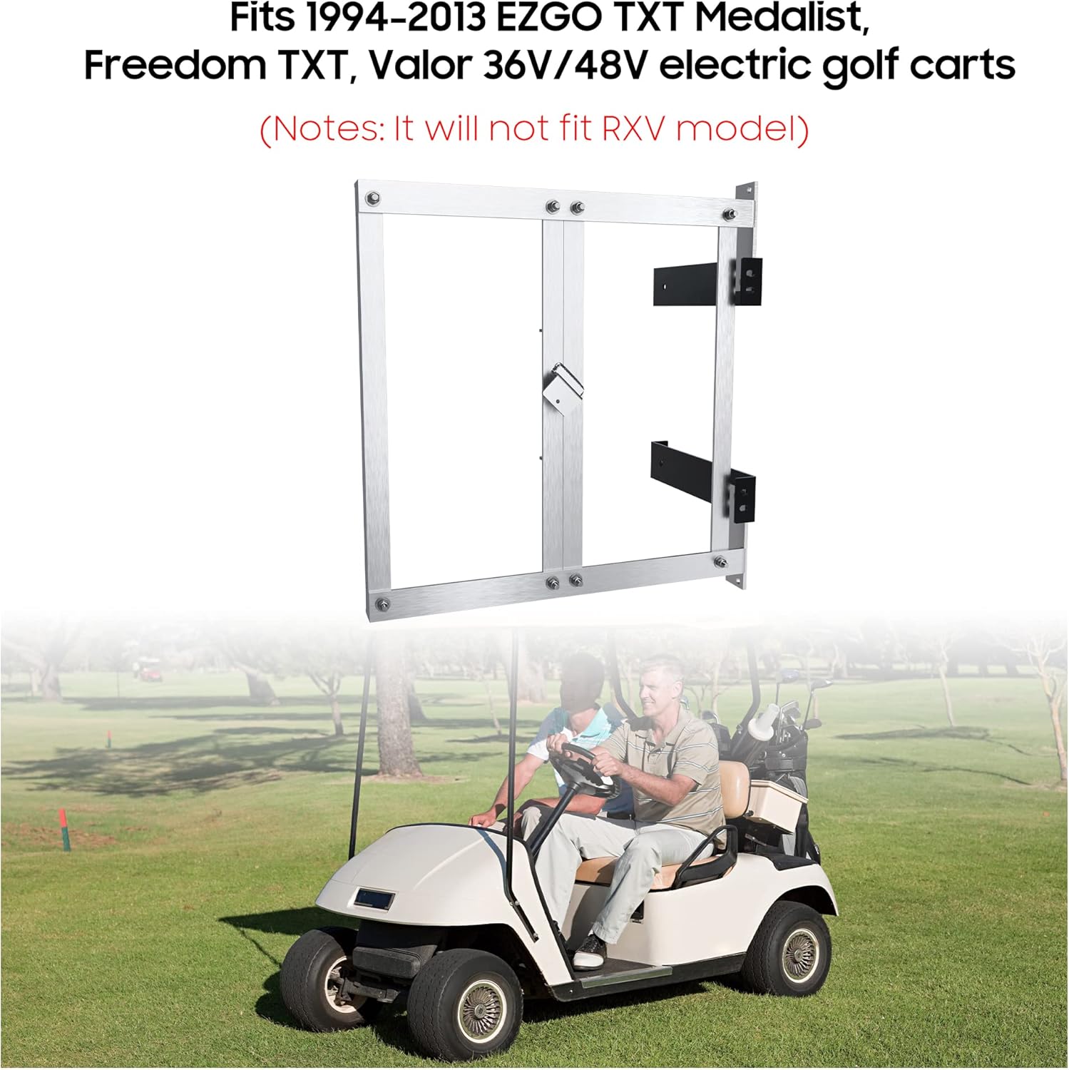 10L0L Aluminum Battery Tray Rack for EZGO TXT/Medalist
