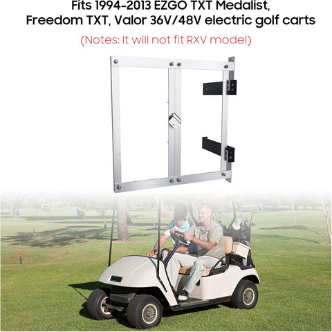 10L0L Aluminum Battery Tray Rack for EZGO TXT/Medalist