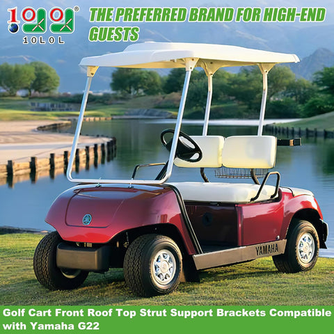 10L0L Golf Cart Front Roof Strut Brackets for Yamaha G22