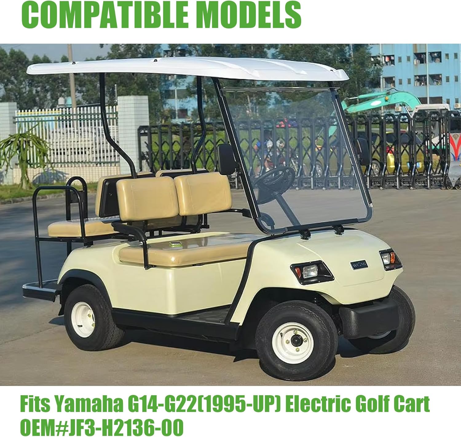 Golf Cart Battery Hold-Down Plate for Yamaha G14-G22(1995-UP), Replaces OEM# JW2-H2136-00