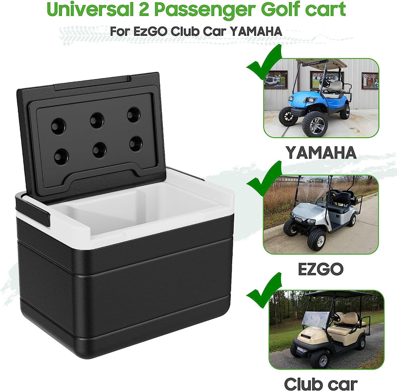 Best Golf Cart Cooler with Mounting Bracket Kit for EZGO Yamaha Club Car - 10L0L