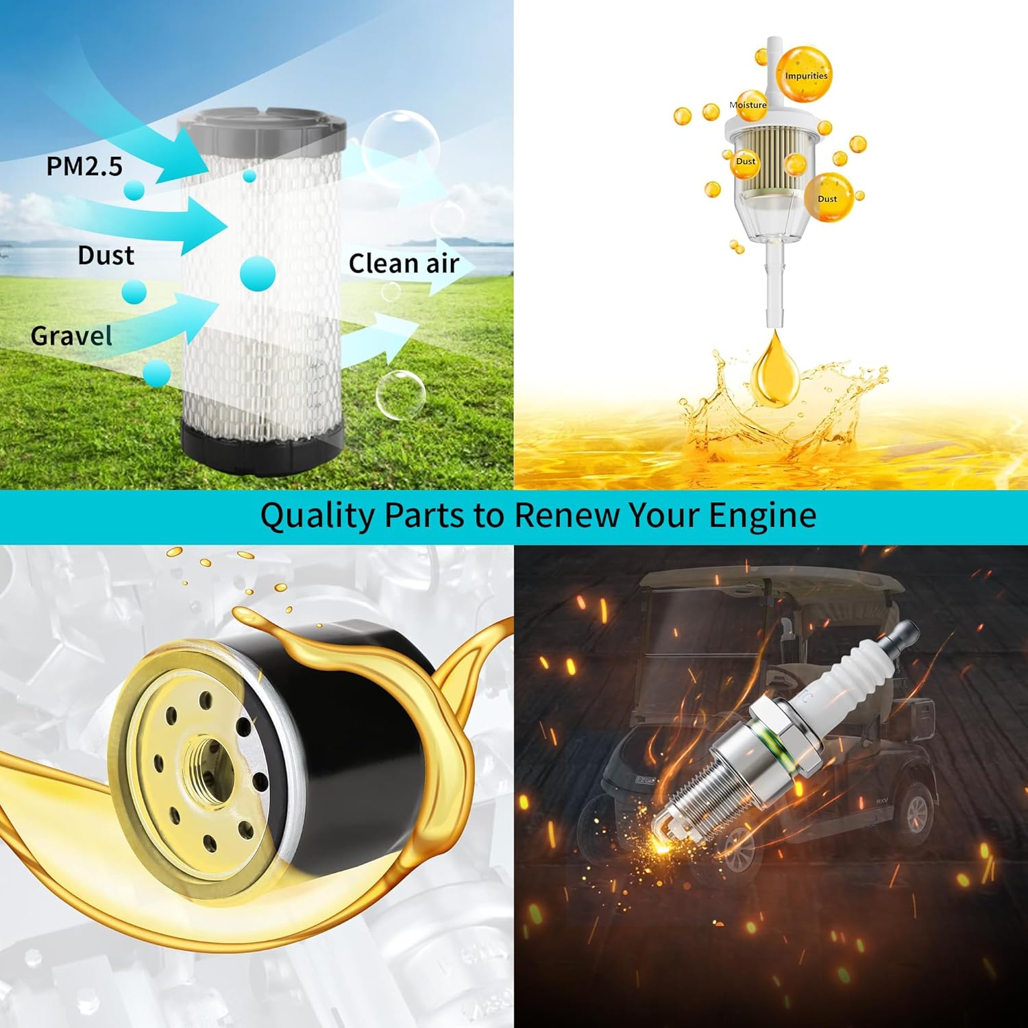 10L0L Golf Cart Maintenance Kit